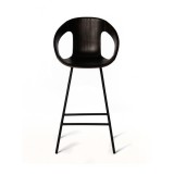 BARCHAIR 00 LEATHER FEKETE 